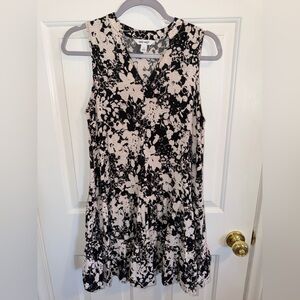 Nine West Black and Cream Floral Dress